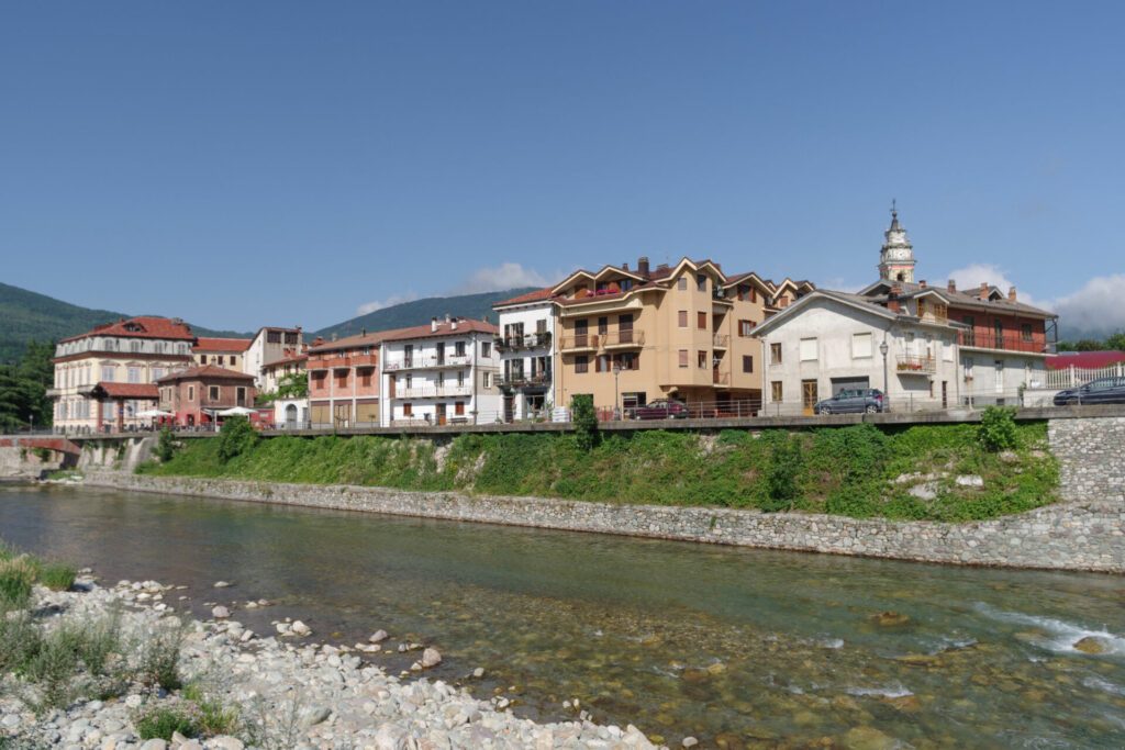 Historisches Stadtzentrum von Garessio, Piedmont Region, Italien