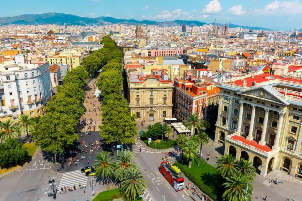 La Rambla in Barcelona