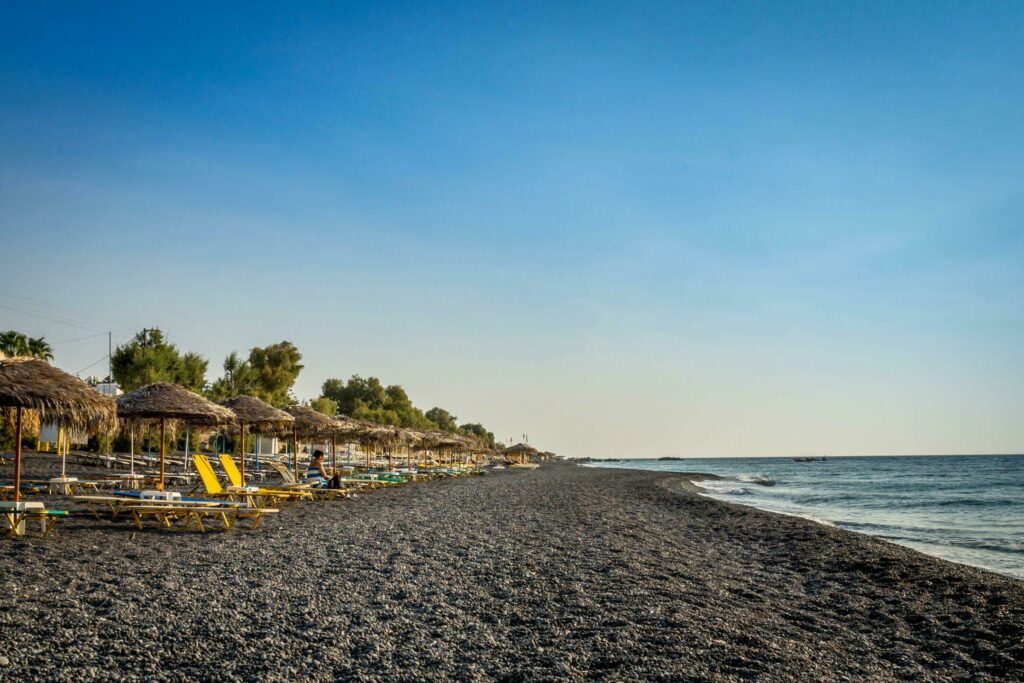 Der Strand von Kamari