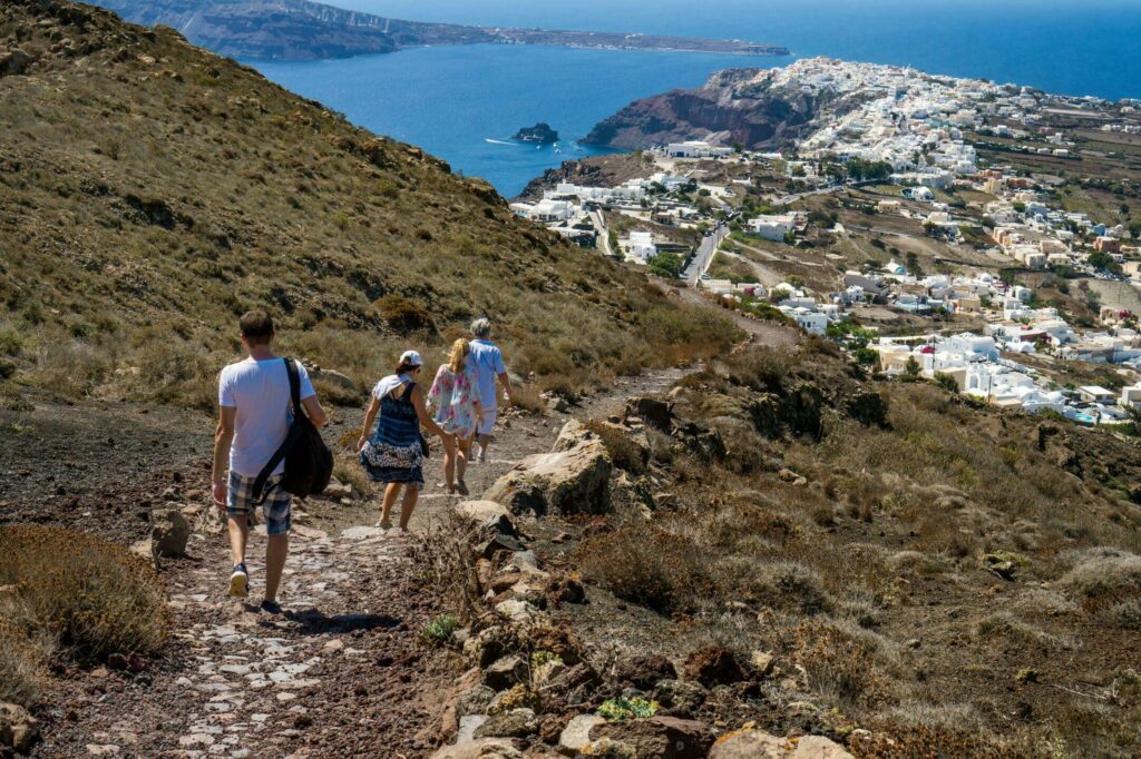 Wanderung nach Oia