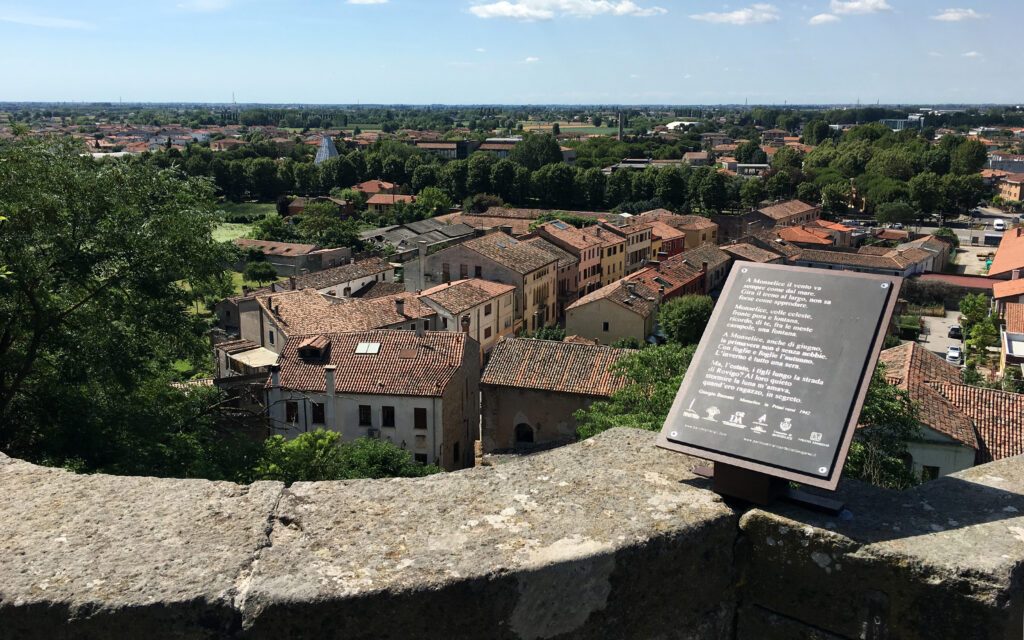 Literaturtafel von Georgio Bassani in Monselice