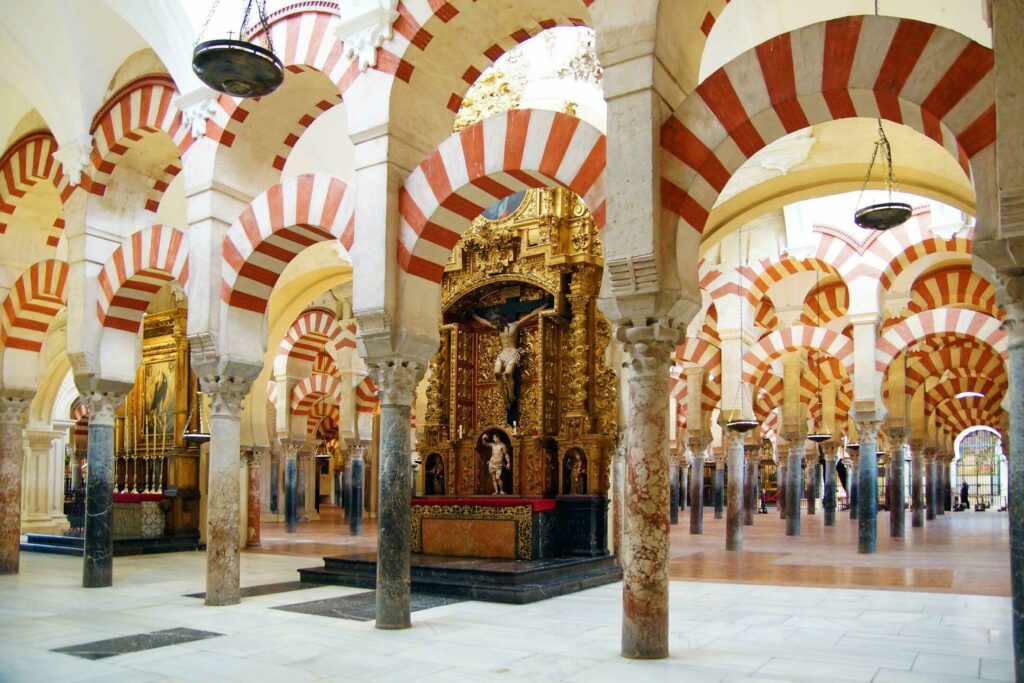 Die Säulen der Kathedrale von Córdoba