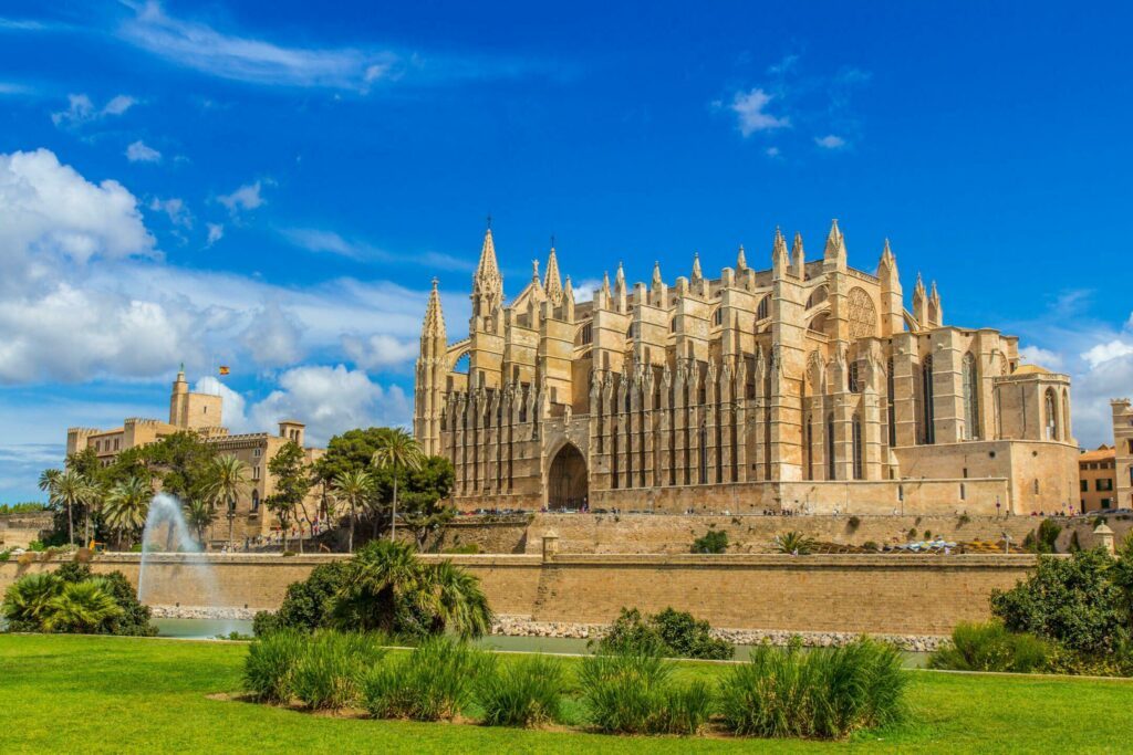 Die Kathedrale von Mallorca in Spanien