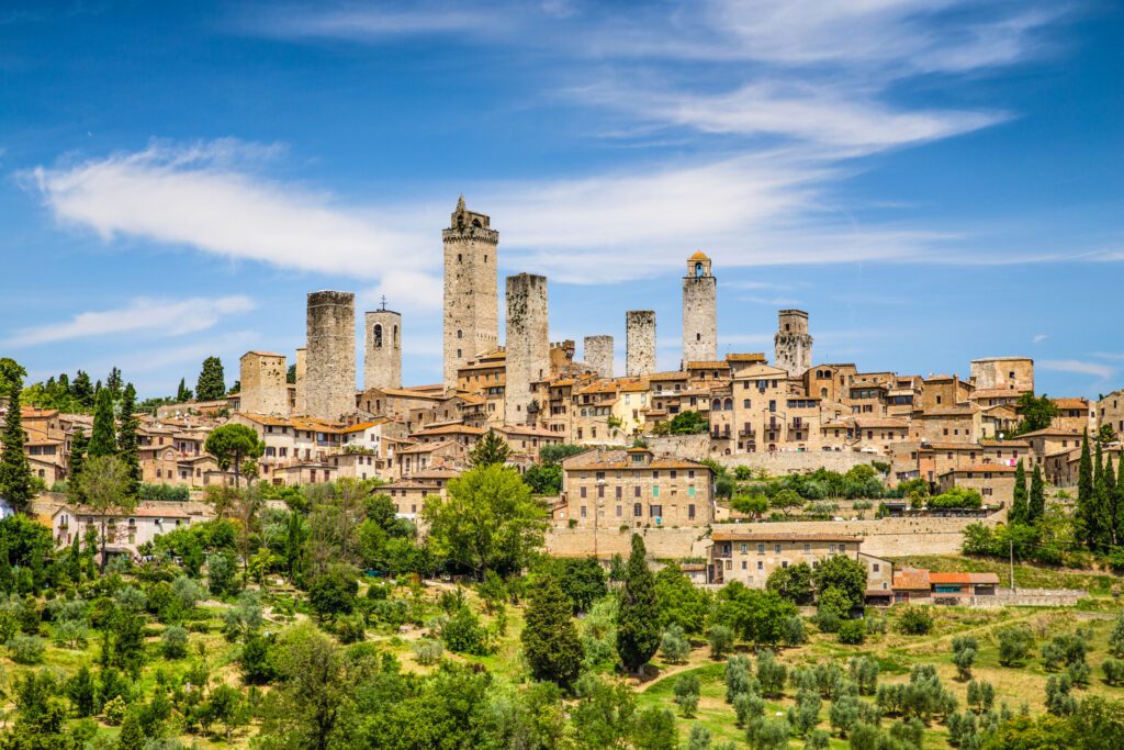 Die Türme von San Gimignano in der Toskana