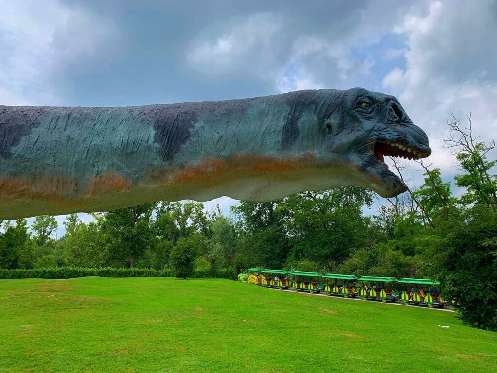 Der Preistoria-Park in der Nähe von Mailand