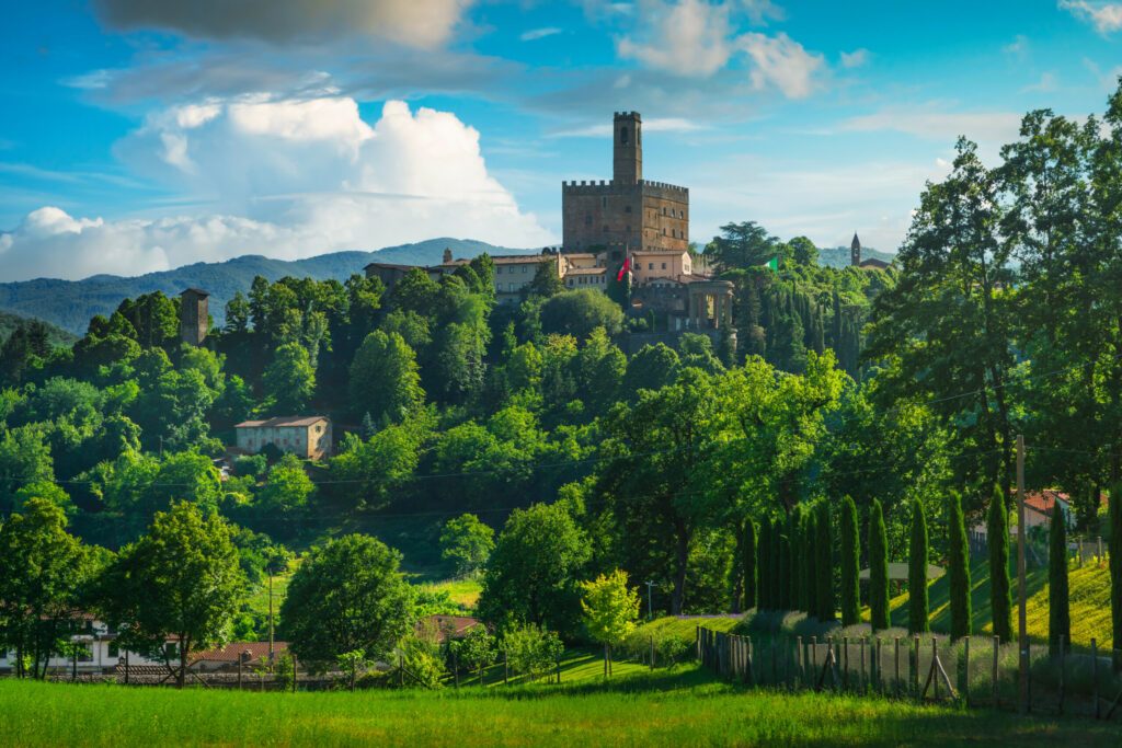 Poppi und sein Schloss in der Toskana