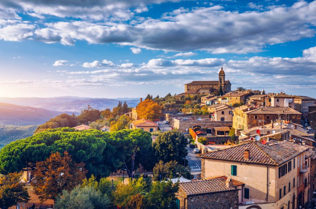 Blick auf Montalcino