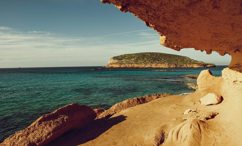 Der Strand Cala Comte gehört zu den schönsten Stränden Spaniens