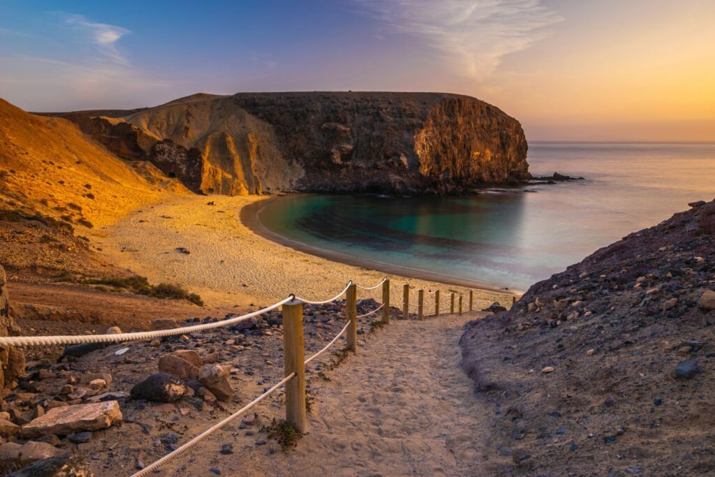 Der Papagayo-Strand auf Lanzarote