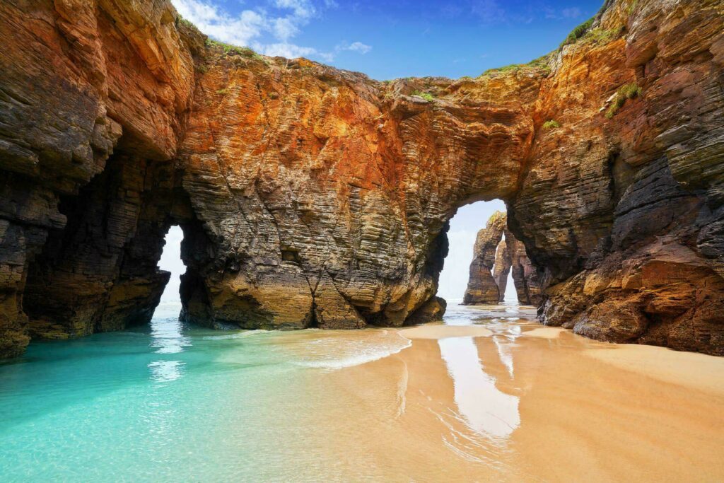 Playa de las Catedrales in Galizien