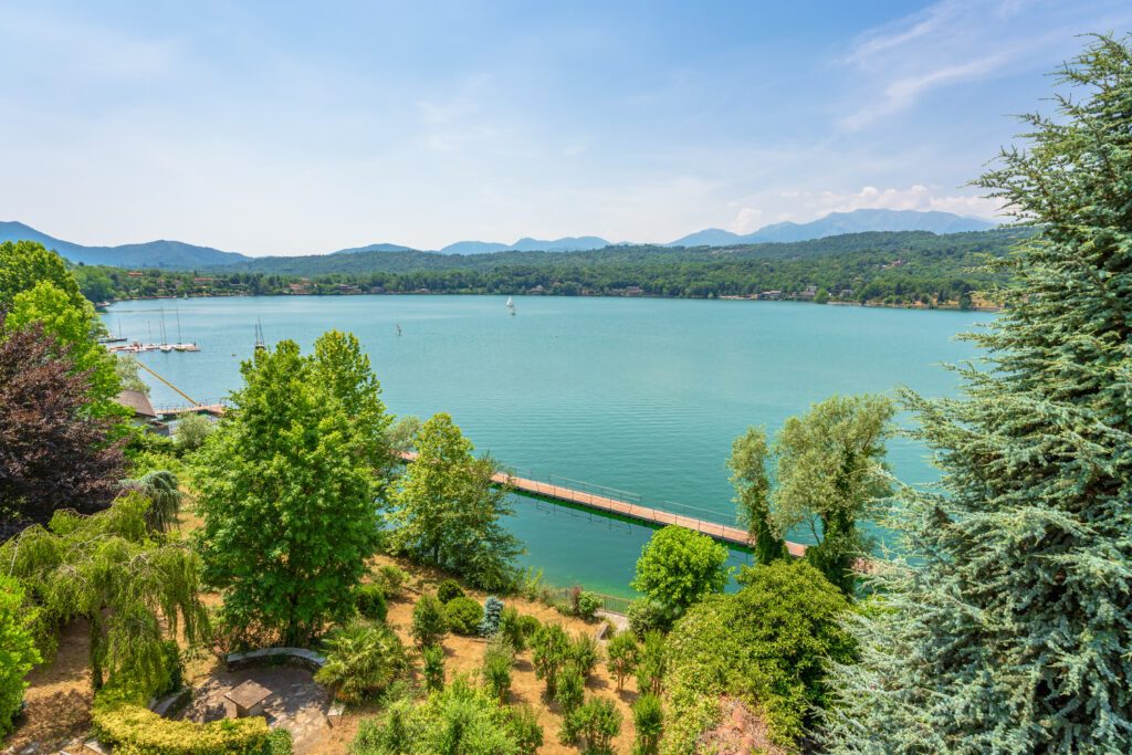 der Naturpark der Avigliana-Seen in der Nähe von Turin