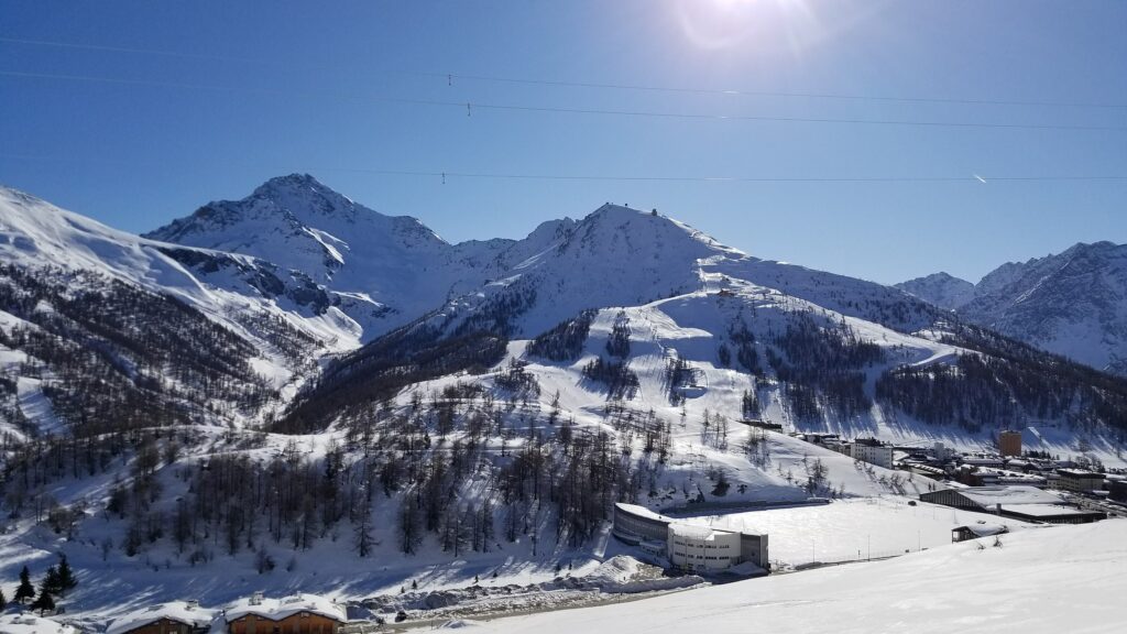 Skigebiet in Sestriere